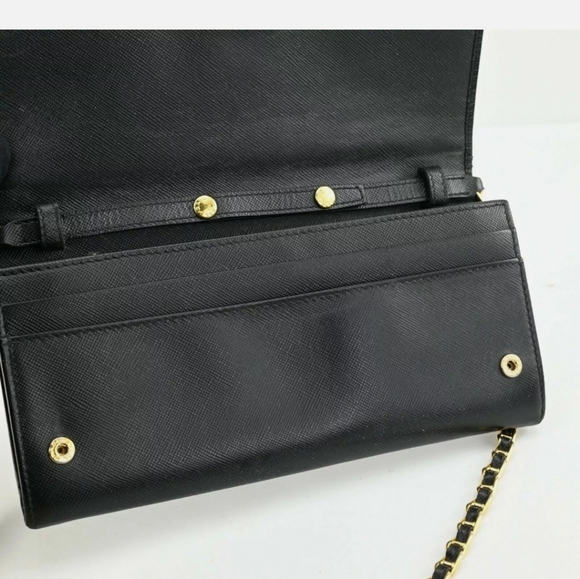 Prada Saffiano Wallet on a Chain - Picture 4 of 8
